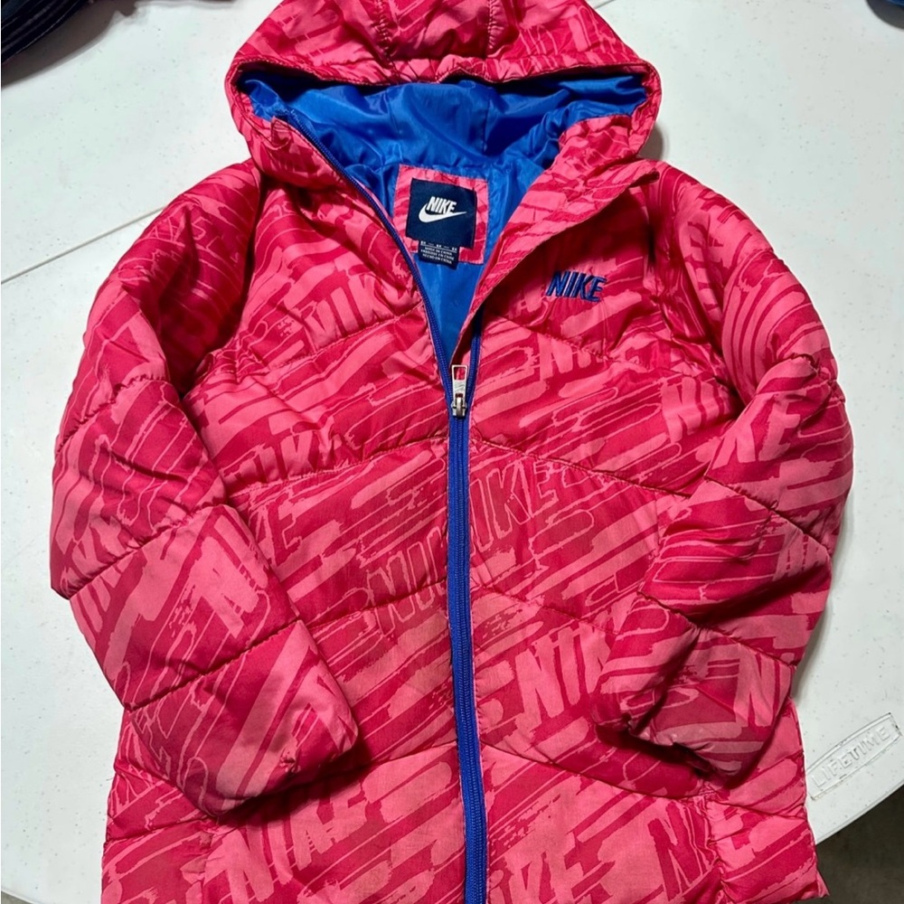 Nike Vibrant Pink and Blue Jacket